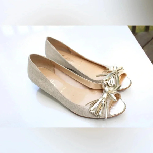 Butter peep toe wedges - Picture 1 of 13